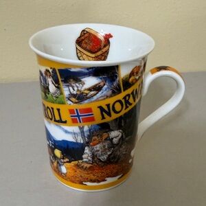 Troll Norway Trolls Coffee Mug Tea Cup Norway Porcelain by Way Nor